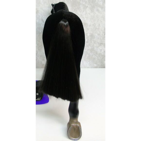 American Girl BLACK HORSE For Victorian Sleigh LG Tennesse Walker Reins Harness! - Picture 2 of 3